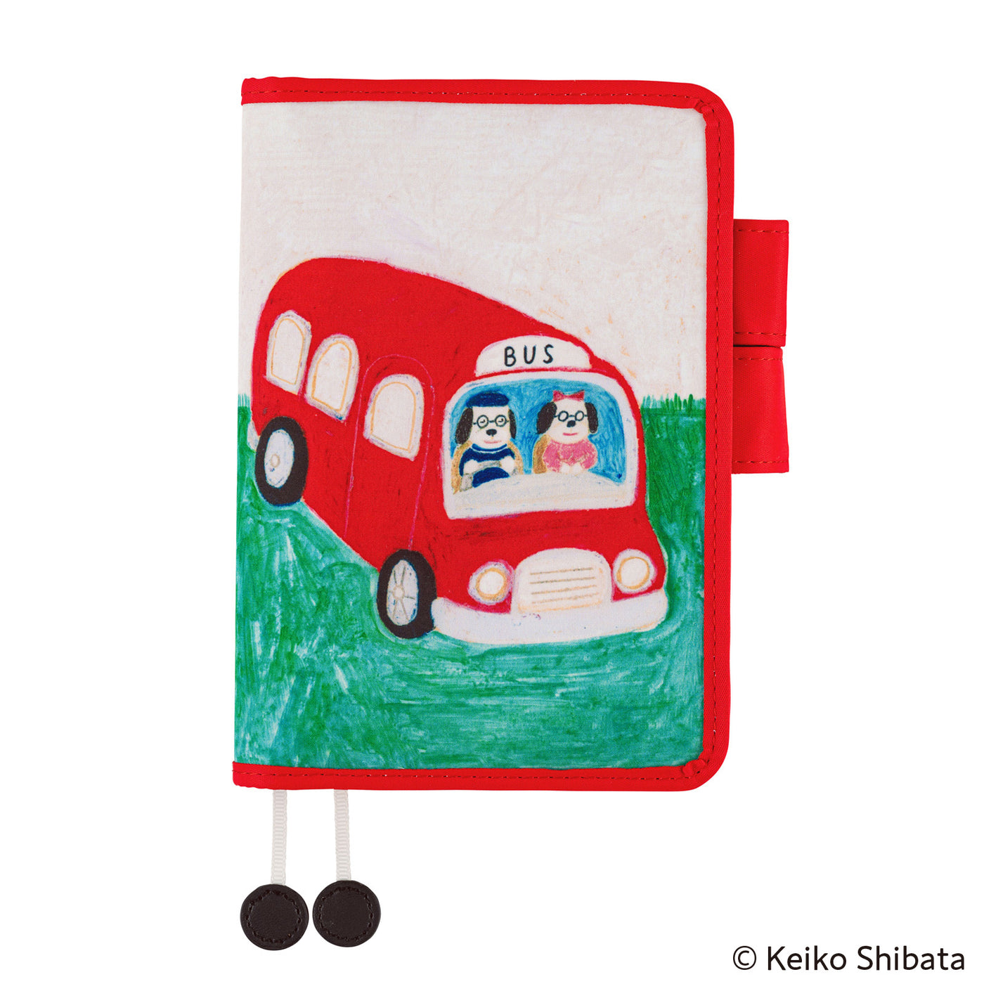 Hobonichi Techo 2025 Portada original, A6 - Keiko Shibata: Gestión de autobuses por el Sr. y la Sra. Inoue