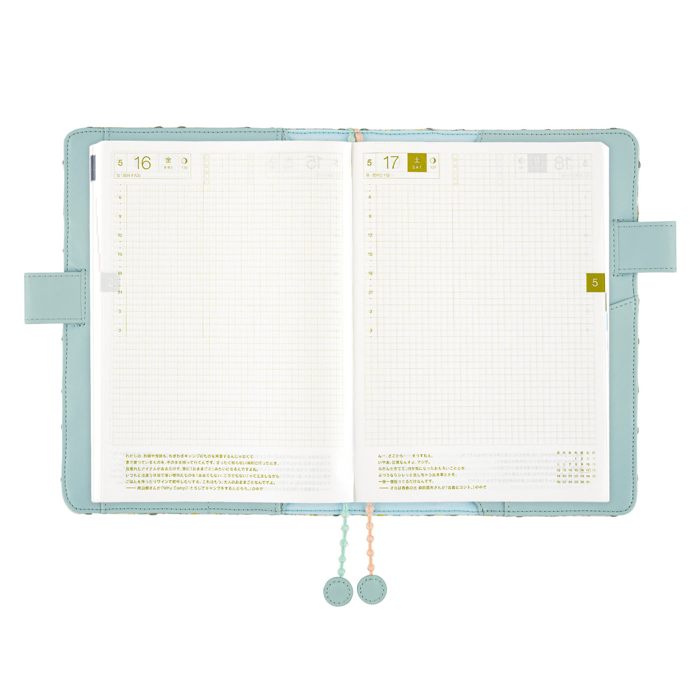 Hobonichi Techo 2025 Cousin Cover, A5 - Mina Perhonen : Jellybeans + Tambourin