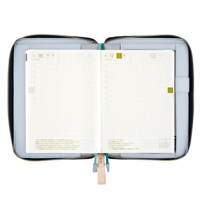 Hobonichi Techo 2025 Cousin Cover, A5 -  Mina Perhonen: Pomppia (Navy)