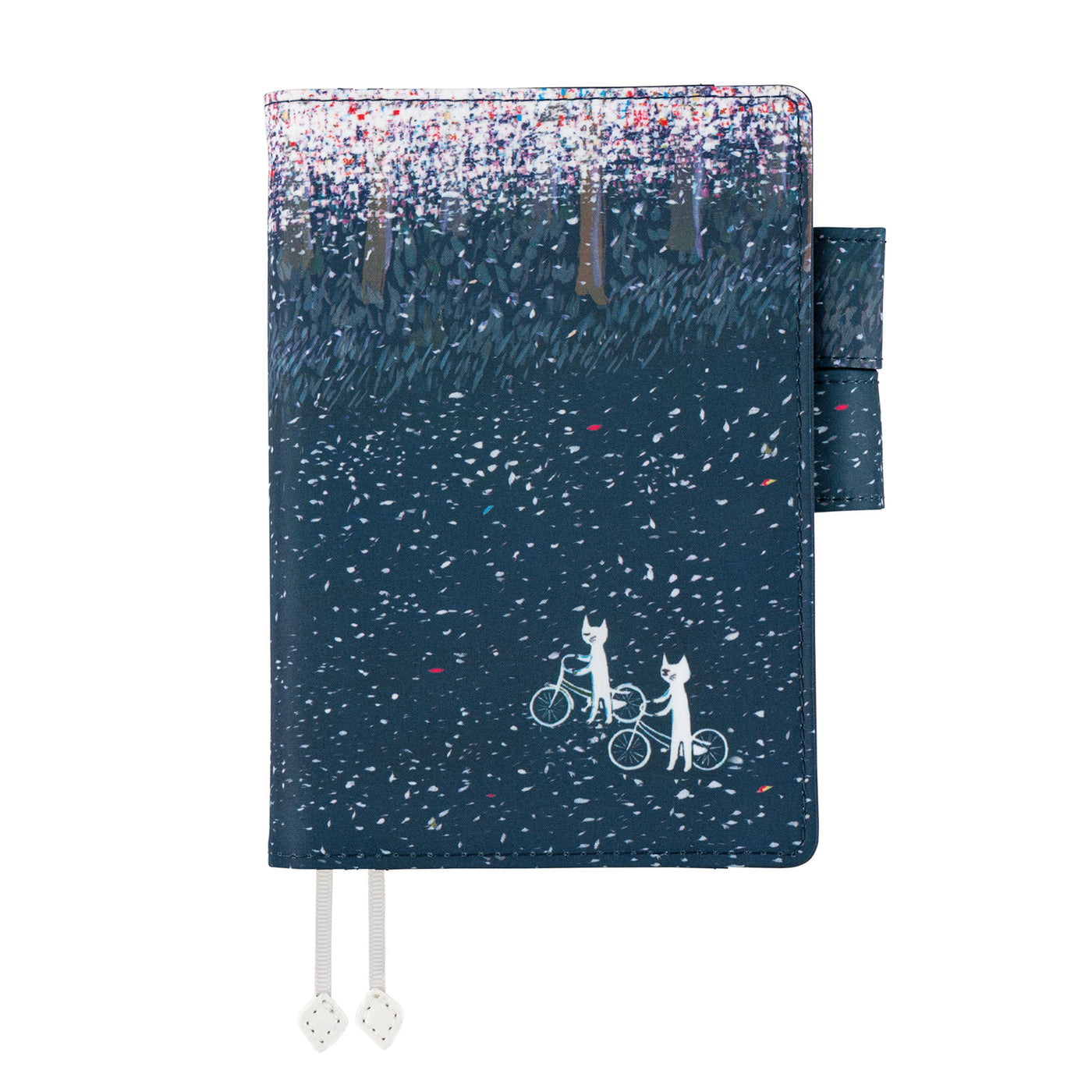 Couverture originale Hobonichi Techo 2025, A6 - Hiroko Kubota : Le ton des fleurs illuminées