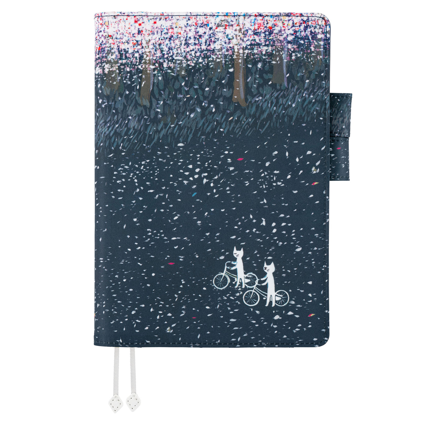 Hobonichi Techo 2025 Cousin Cover, A5 - Hiroko Kubota : Le ton des fleurs illuminées