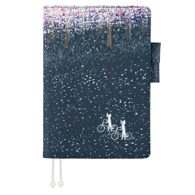 Hobonichi Techo 2025 Cousin Cover, A5 - Hiroko Kubota: El tono de las flores iluminadas