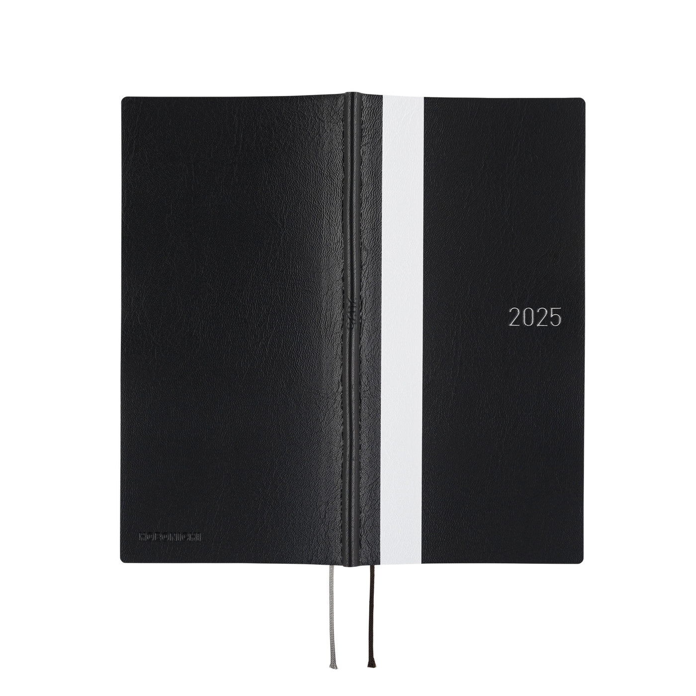 Hobonichi Techo 2025 Semaines - Ligne blanche : Noir (Anglais)