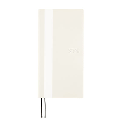 Hobonichi Techo 2025 Weeks - White Line: Ivory (English)