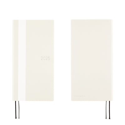 Hobonichi Techo 2025 Weeks - White Line: Ivory (English)