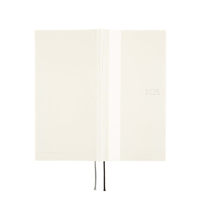 Hobonichi Techo 2025 Weeks - White Line: Ivory (English)