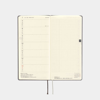 Hobonichi Techo 2025 Weeks - Colors: Smoke Gray (English)