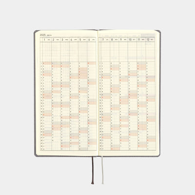 Hobonichi Techo 2025 Weeks - Colors: Smoke Gray (English)