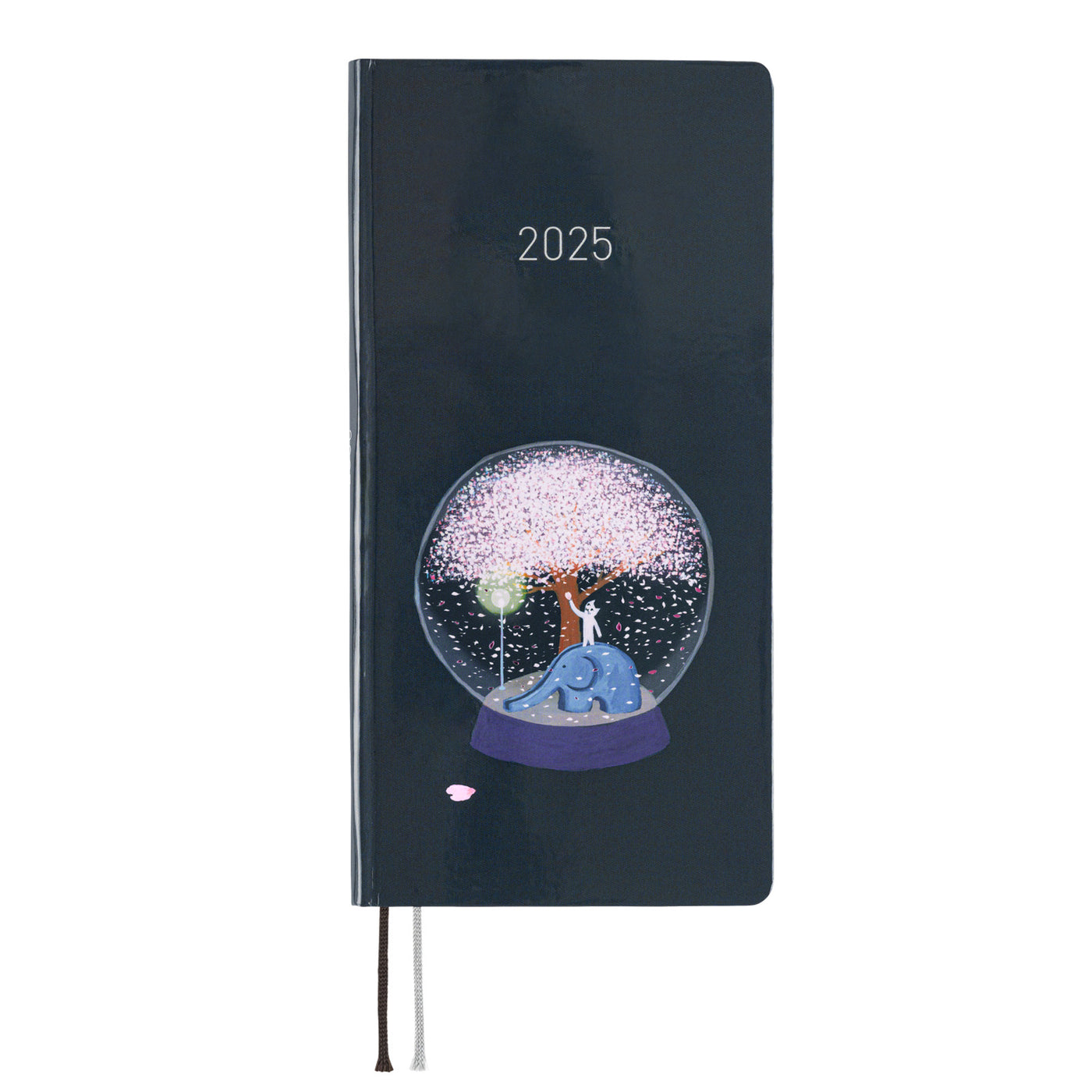 Hobonichi Techo 2025 Weeks - Hiroko Kubota: Night Cherry Blossom Snow Globe (English)