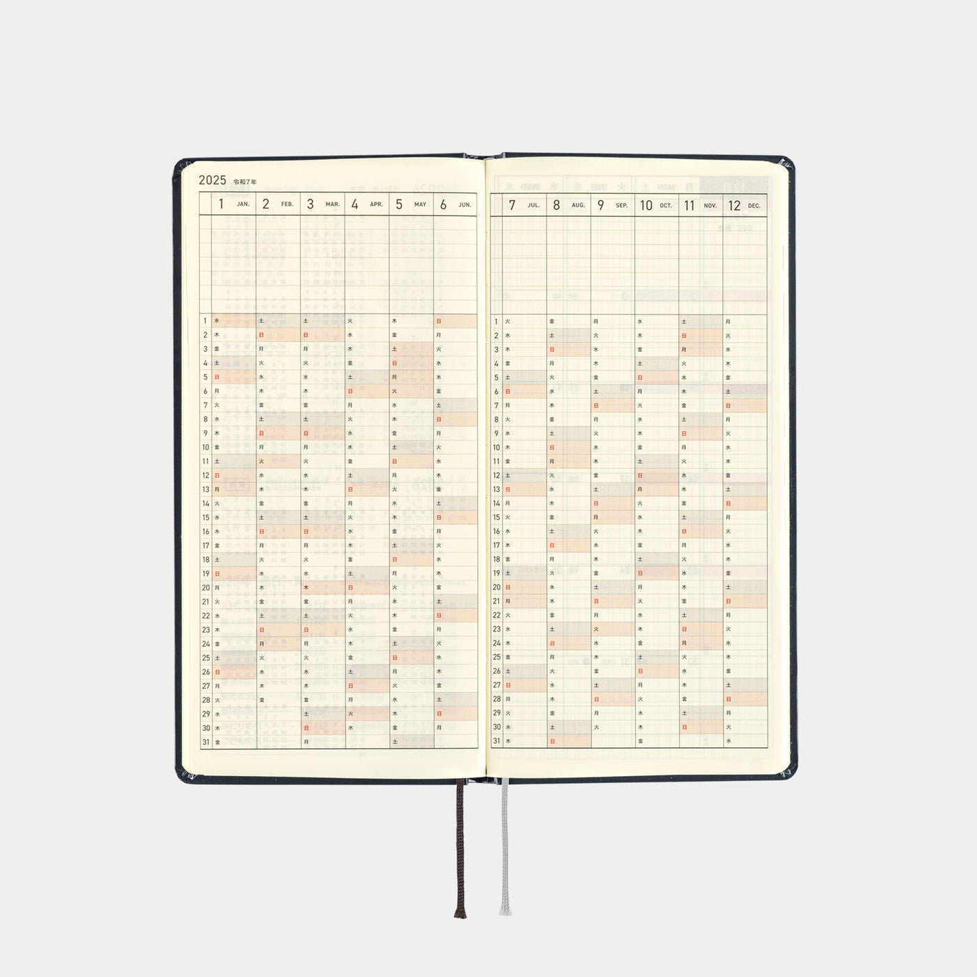 Hobonichi Techo 2025 Weeks - Hiroko Kubota: Night Cherry Blossom Snow Globe (English)