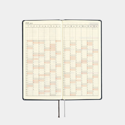 Semaines Hobonichi Techo 2025 - Hiroko Kubota : Boule à neige en fleurs de cerisier nocturnes (français)