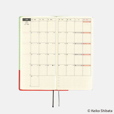 Hobonichi Techo 2025 Weeks - Keiko Shibata: Thanks for your hard work, Aoki-san (English)