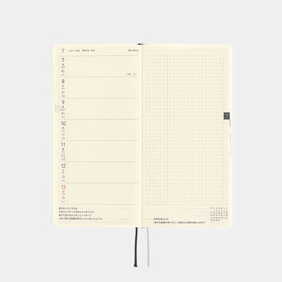 Semaines Hobonichi Techo 2025 - Masamune Kusano x Jjunaida : À travers la nuit violette (français)