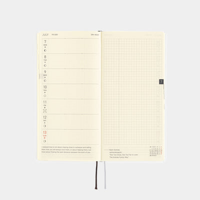 Semaines Hobonichi Techo 2025 - Masamune Kusano x Jjunaida : À travers la nuit violette (français)