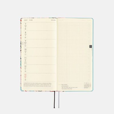 Hobonichi Techo 2025 Weeks - Unsodo: Bijutsukai, Tanabata Decorations (English)