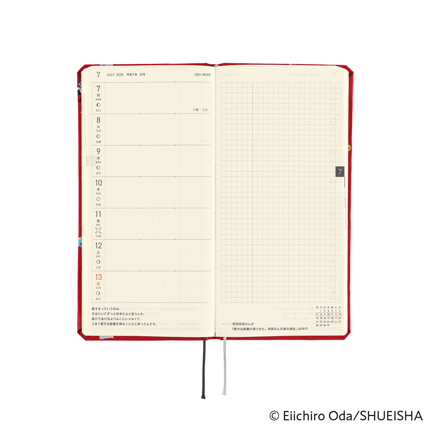 Hobonichi Techo 2025 Weeks - ONE PIECE: DON!