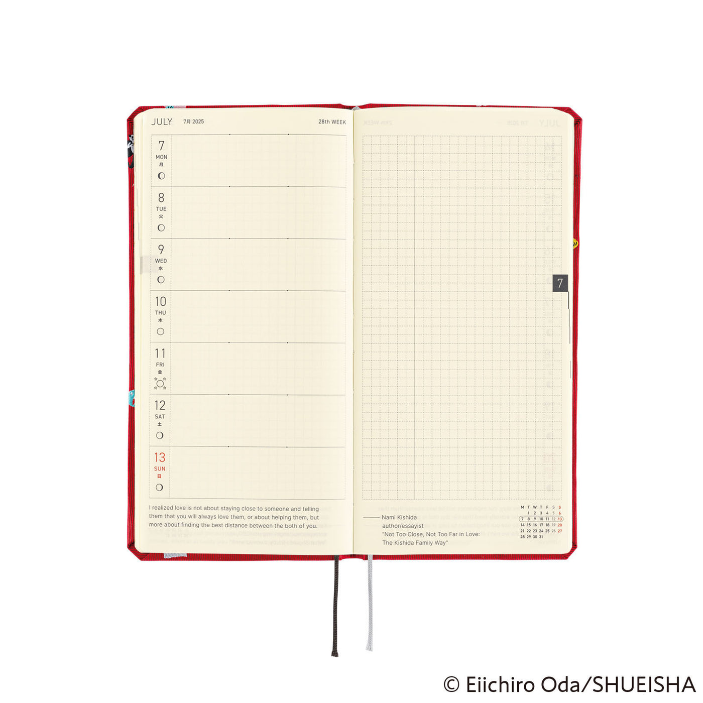 Hobonichi Techo 2025 Weeks - ONE PIECE: DON!