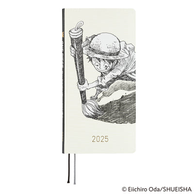 Hobonichi Techo 2025 Weeks - ONE PIECE: Straw Hat Luffy (Ivory)