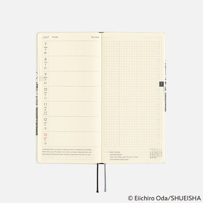 Hobonichi Techo 2025 Weeks - ONE PIECE: Straw Hat Luffy (Ivory)