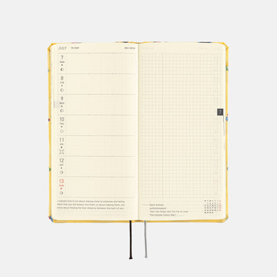 Semanas de Hobonichi Techo 2025 - Pajarita y corbata: sushi (inglés)