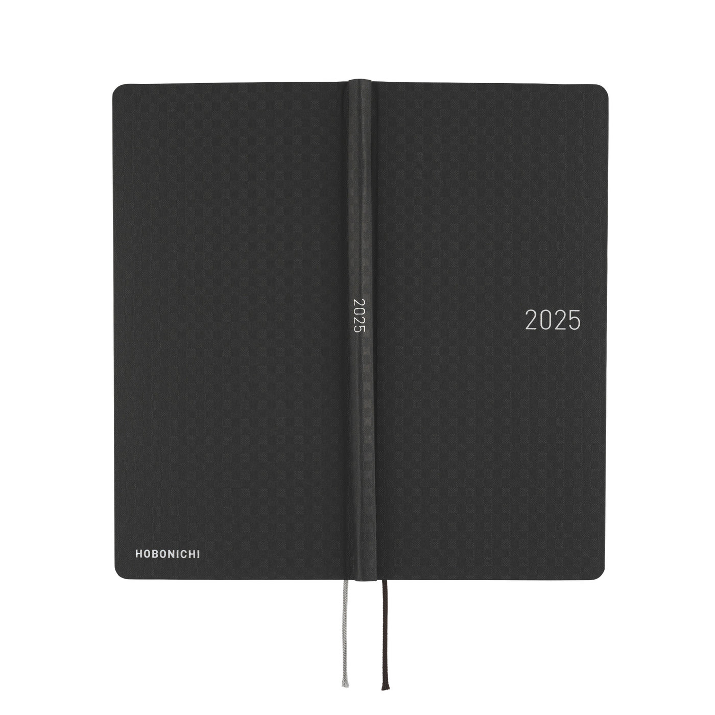 Semanas 2025 de Hobonichi Techo - Serie de papeles: Cuadros a cuadros negros (inglés)