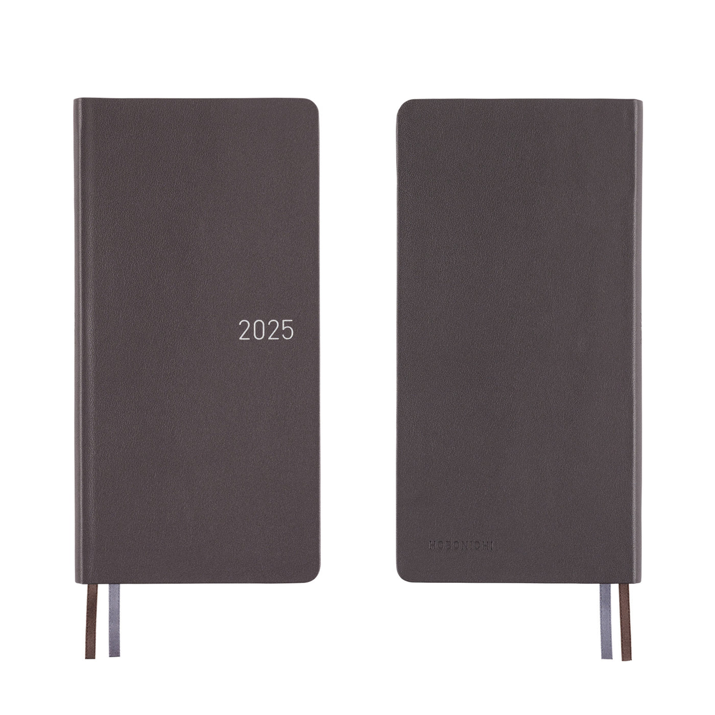 Hobonichi Techo 2025 Weeks - Leather: Steel Gray (English)