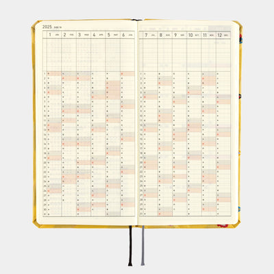 Hobonichi Techo 2025 Semanas MEGA - Pajarita y corbata: Sushi (español)