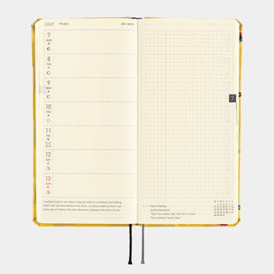 Hobonichi Techo 2025 Weeks MEGA - Bow & Tie: Sushi (English)