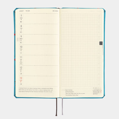 Hobonichi Techo 2025 Weeks MEGA - Bow &amp; Tie: Cherry (anglais)