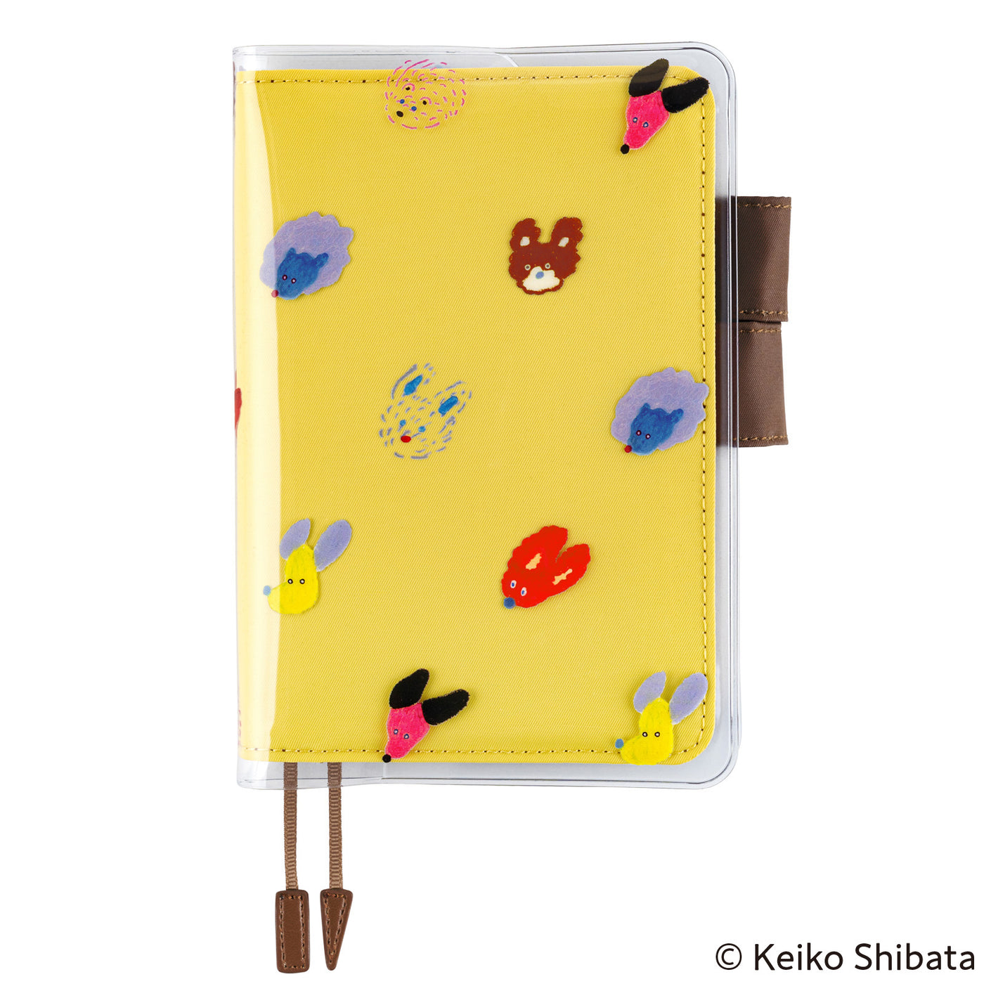 Hobonichi Techo Original Cover on Cover, A6 - Keiko Shibata: Dog Ears Fluttering in the Wind