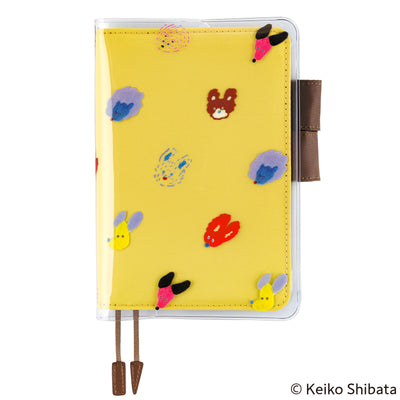 Hobonichi Techo Original Cover on Cover, A6 - Keiko Shibata: Dog Ears Fluttering in the Wind