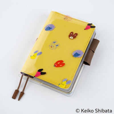 Hobonichi Techo Original Cover on Cover, A6 - Keiko Shibata: Dog Ears Fluttering in the Wind