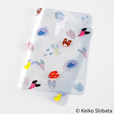 Hobonichi Techo Original Cover on Cover, A6 - Keiko Shibata: Dog Ears Fluttering in the Wind