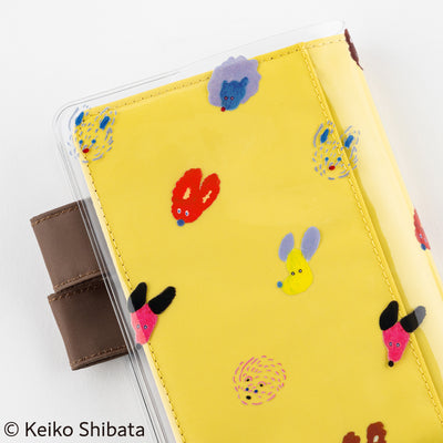 Hobonichi Techo Original Cover on Cover, A6 - Keiko Shibata: Dog Ears Fluttering in the Wind