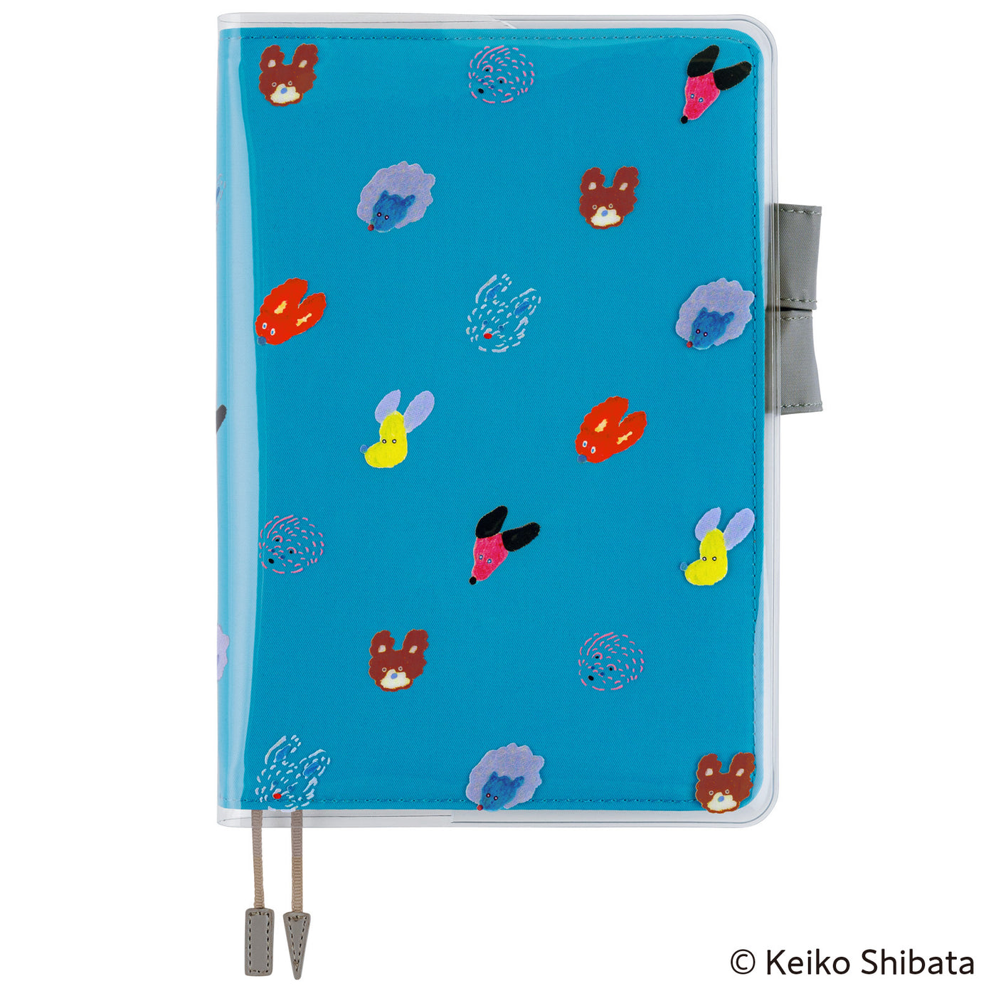 Hobonichi Techo Cousin Cover on Cover, A5 - Keiko Shibata: Dog Ears Fluttering in the Wind