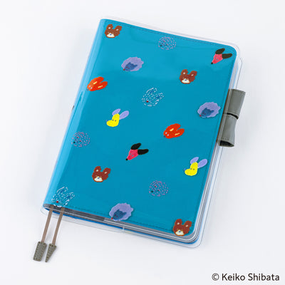 Hobonichi Techo Cousin Cover on Cover, A5 - Keiko Shibata: Dog Ears Fluttering in the Wind