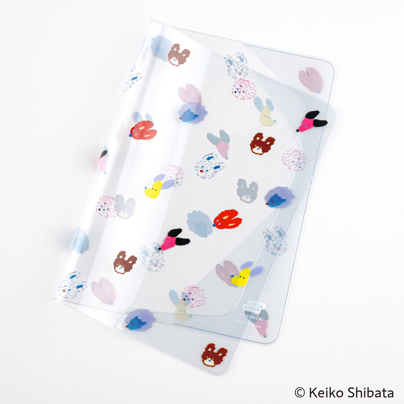 Hobonichi Techo Cousin Cover on Cover, A5 - Keiko Shibata: Dog Ears Fluttering in the Wind