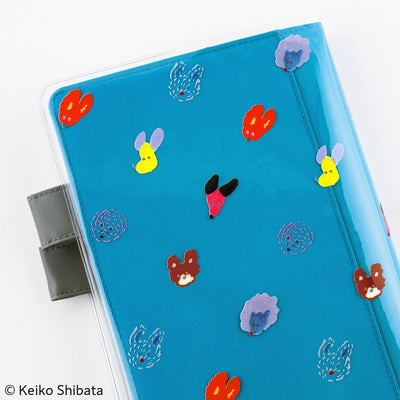 Hobonichi Techo Cousin Cover on Cover, A5 - Keiko Shibata: Dog Ears Fluttering in the Wind