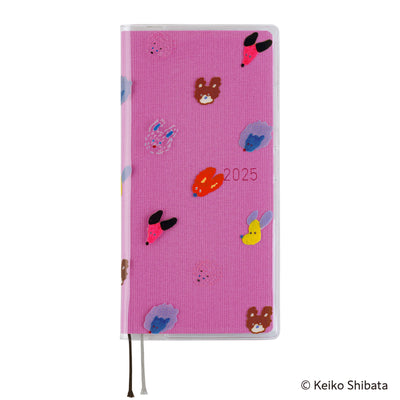 Hobonichi Techo Weeks Clear Cover - Keiko Shibata: Dog Ears Fluttering in the Wind