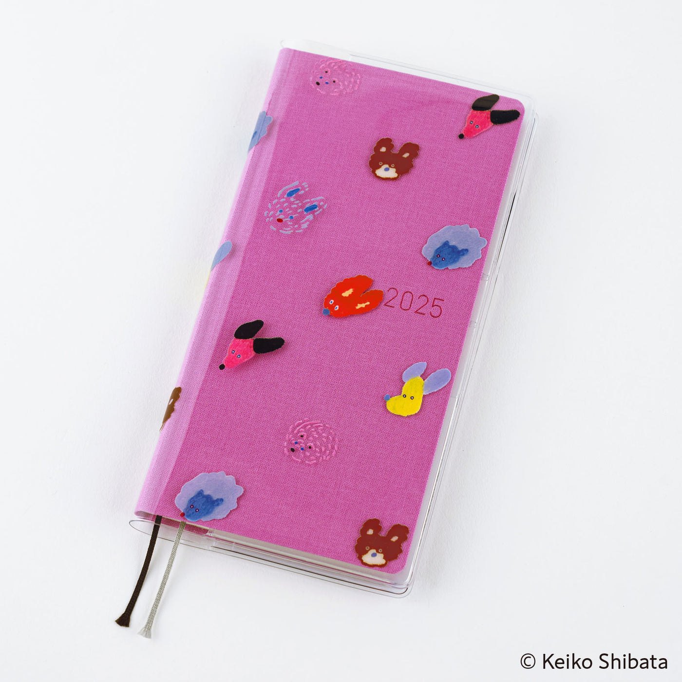 Hobonichi Techo Weeks Clear Cover - Keiko Shibata: Dog Ears Fluttering in the Wind