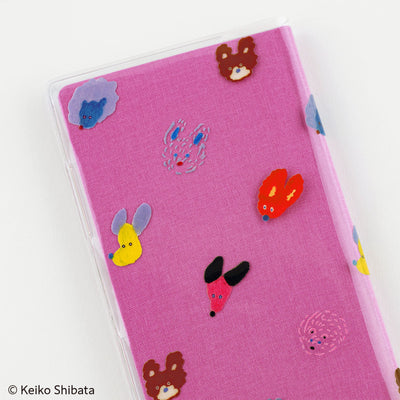 Hobonichi Techo Weeks Clear Cover - Keiko Shibata: Dog Ears Fluttering in the Wind