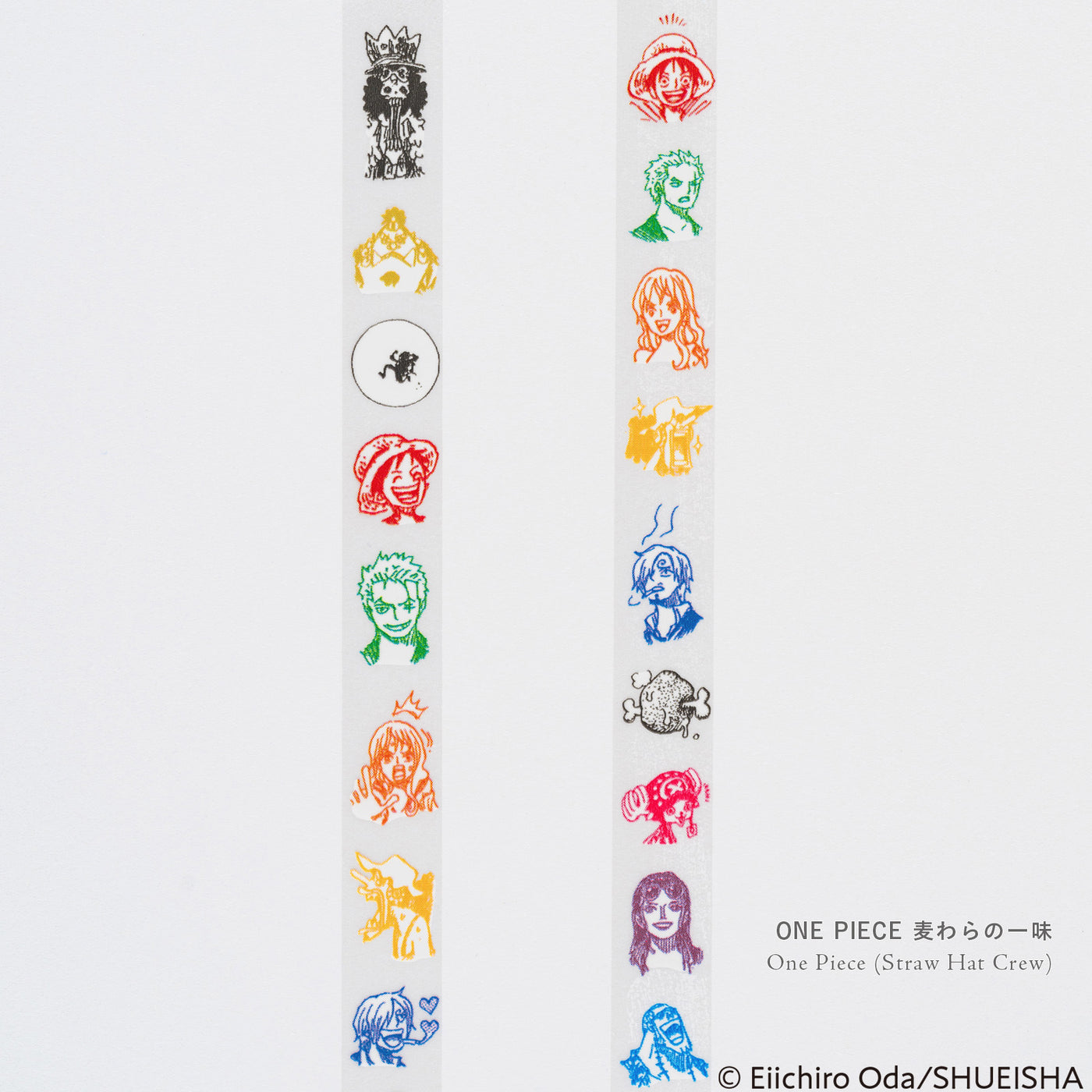 Plus x Hobonichi Deco Rush Tape - ONE PIECE: Straw Hat Crew