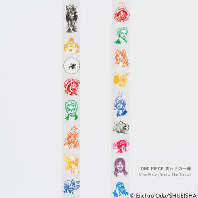 Plus x Hobonichi Deco Rush Tape - ONE PIECE: Straw Hat Crew