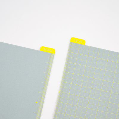 Hobonichi Pencil Board, A6 - Ice Gray x Yellow