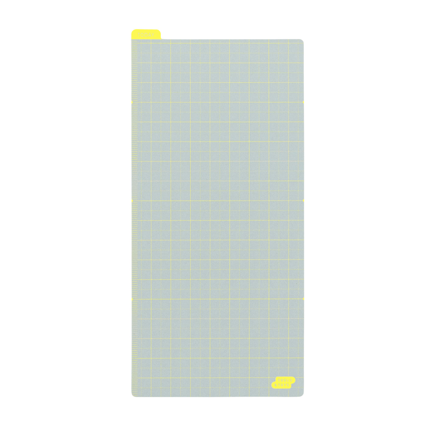 Hobonichi Pencil Board, Weeks - Ice Gray x Yellow