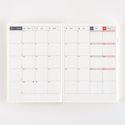 Hobonichi Techo 2025 Original Book, A6 (English)