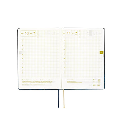 Hobonichi Techo 2025 HON, A6 - Hiroko Kubota: Crescent Moon Delivery (English)