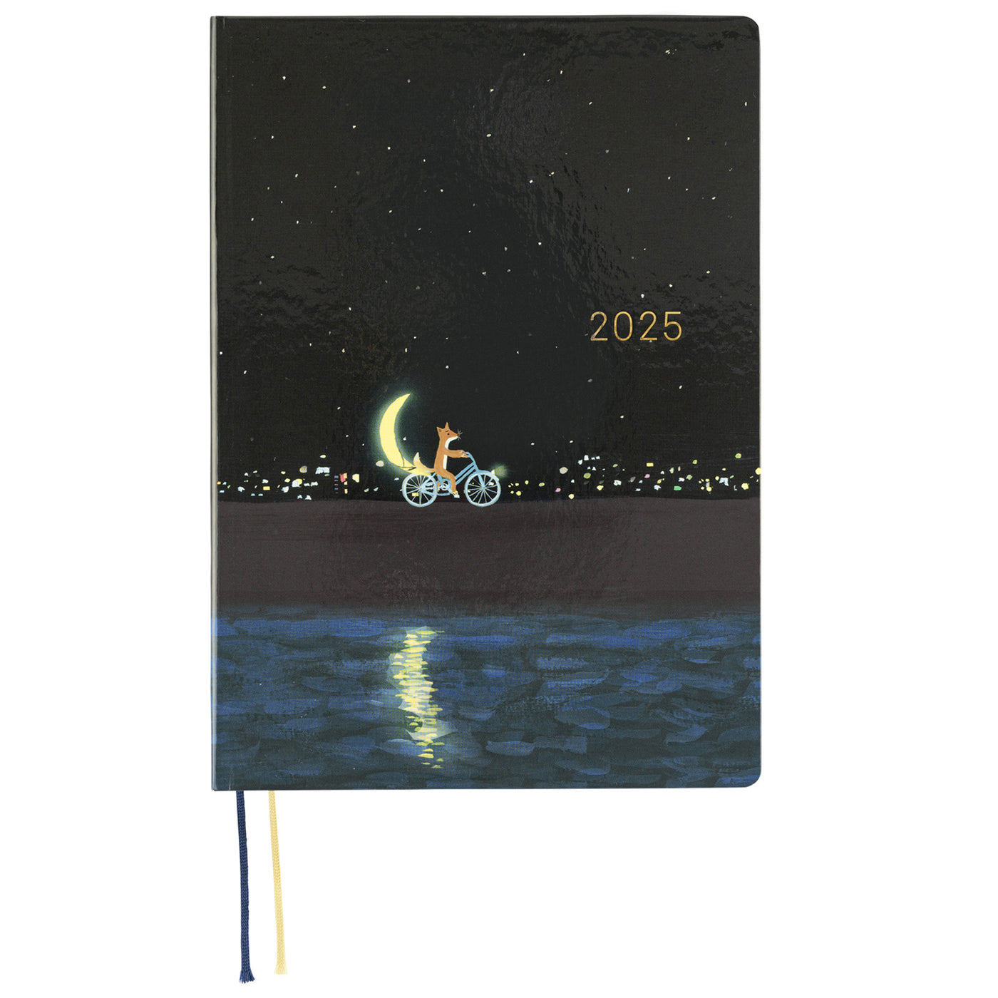 Hobonichi Techo 2025 HON, A5 - Hiroko Kubota: Crescent Moon Delivery (English)