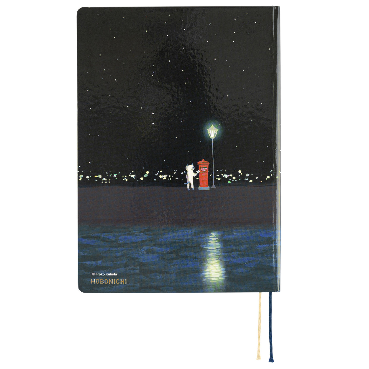 Hobonichi Techo 2025 HON, A5 - Hiroko Kubota: Crescent Moon Delivery (English)