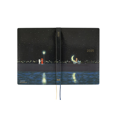 Hobonichi Techo 2025 HON, A5 - Hiroko Kubota: Crescent Moon Delivery (English)